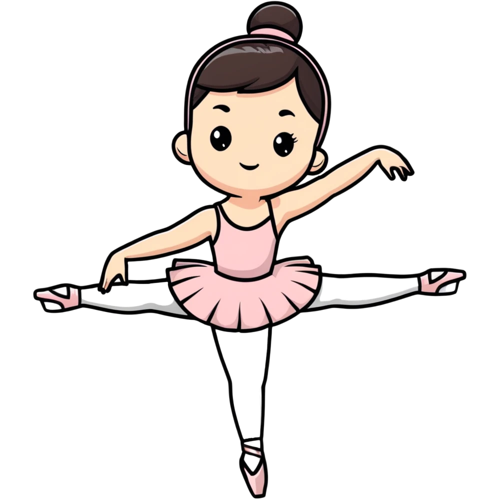 graceful ballerina in a ballet pose emoji