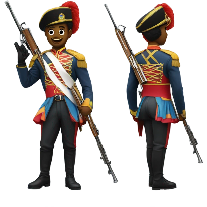 Colorguard rifle emoji