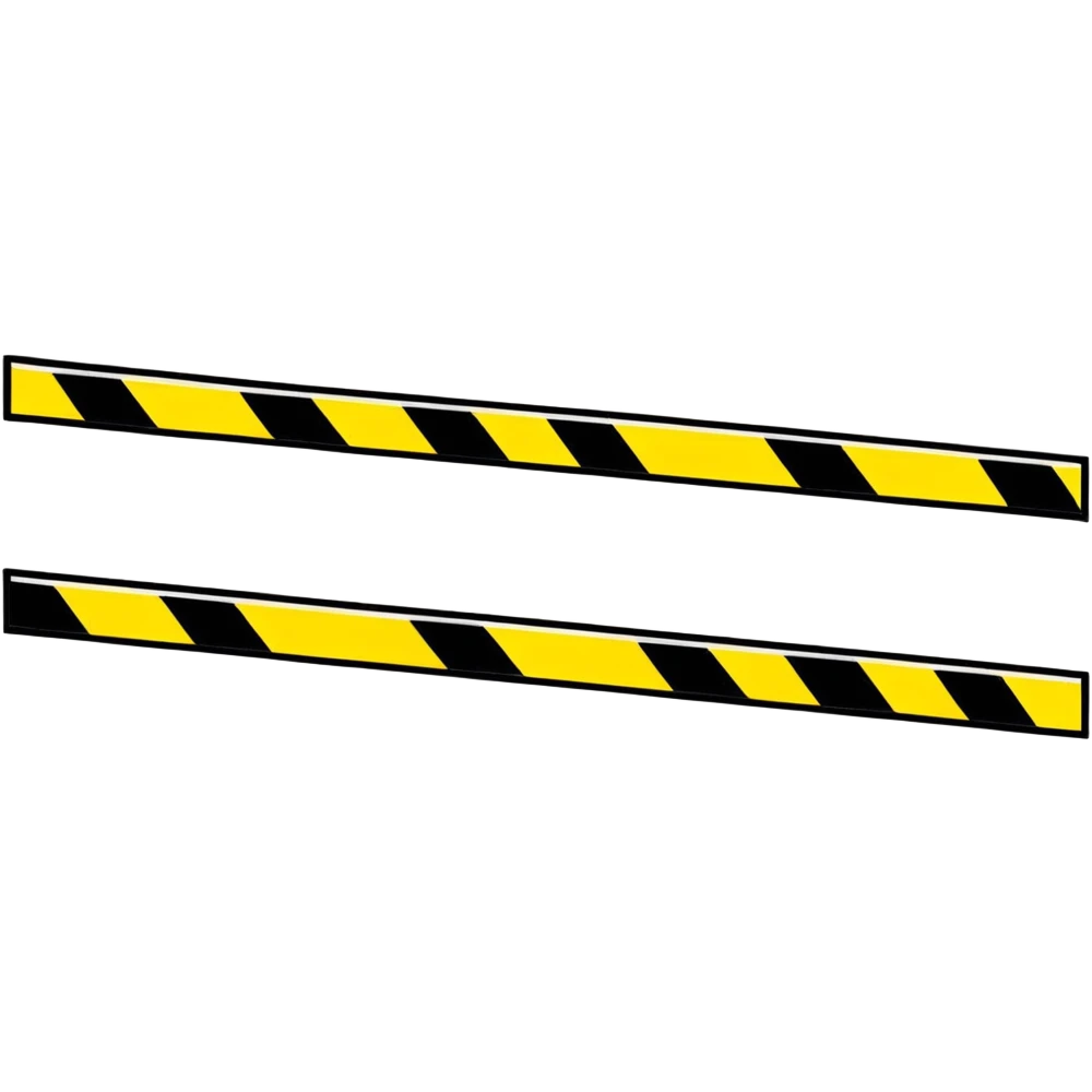 black and yellow caution tape emoji