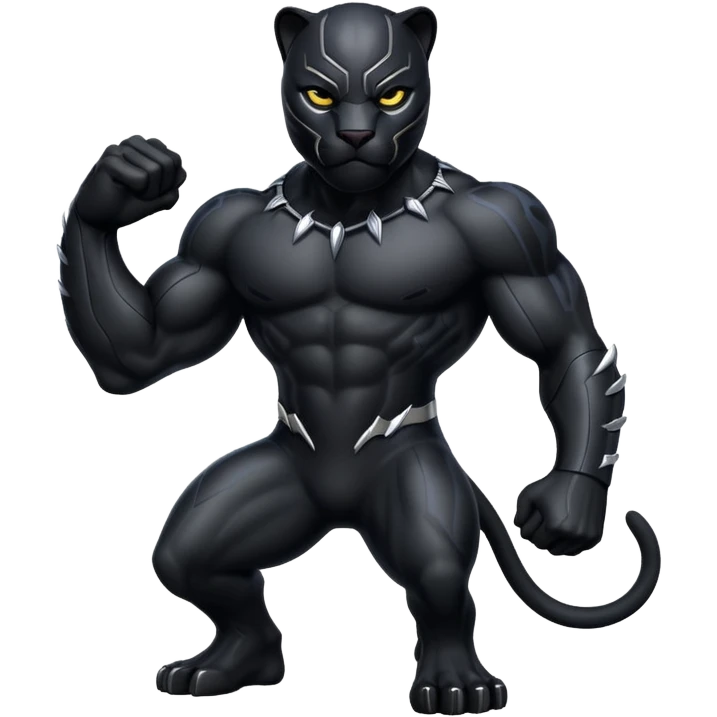 Rich black panther  emoji