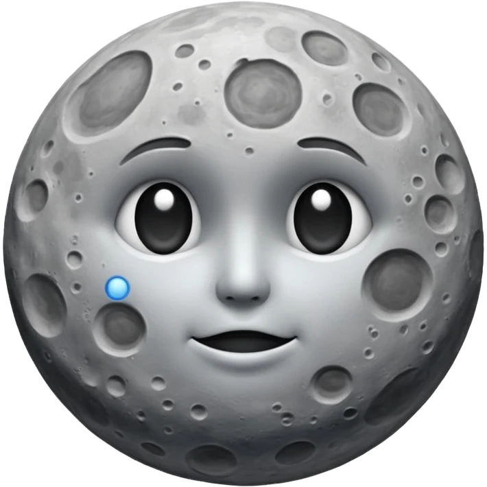 moon with out face expraction emoji