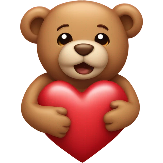 Heart With Teddy bear emoji