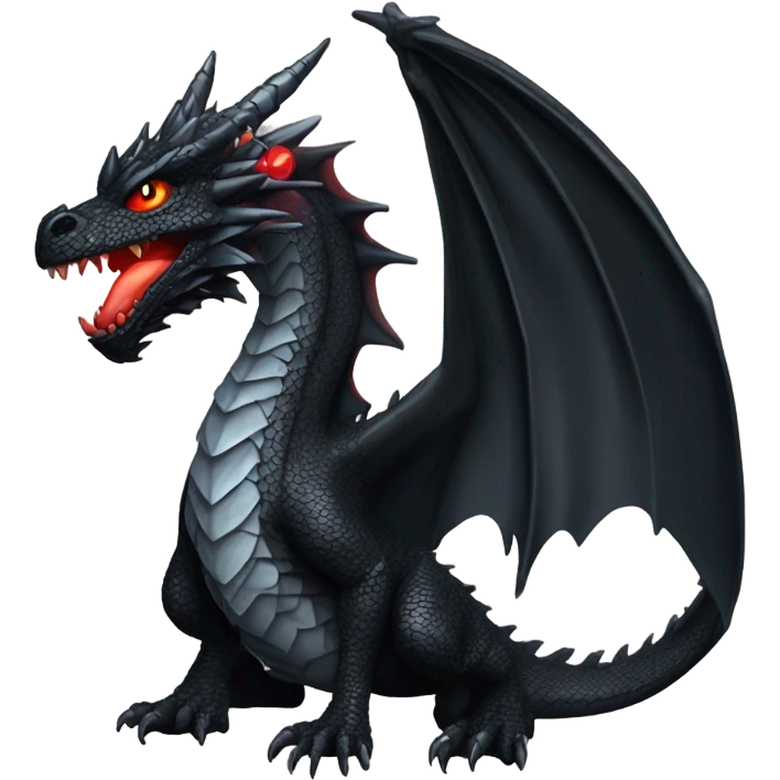Black dragon emoji