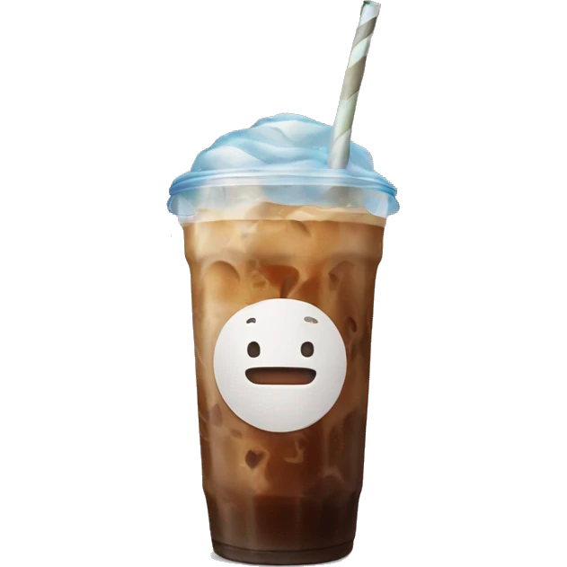 Iced coffee  emoji