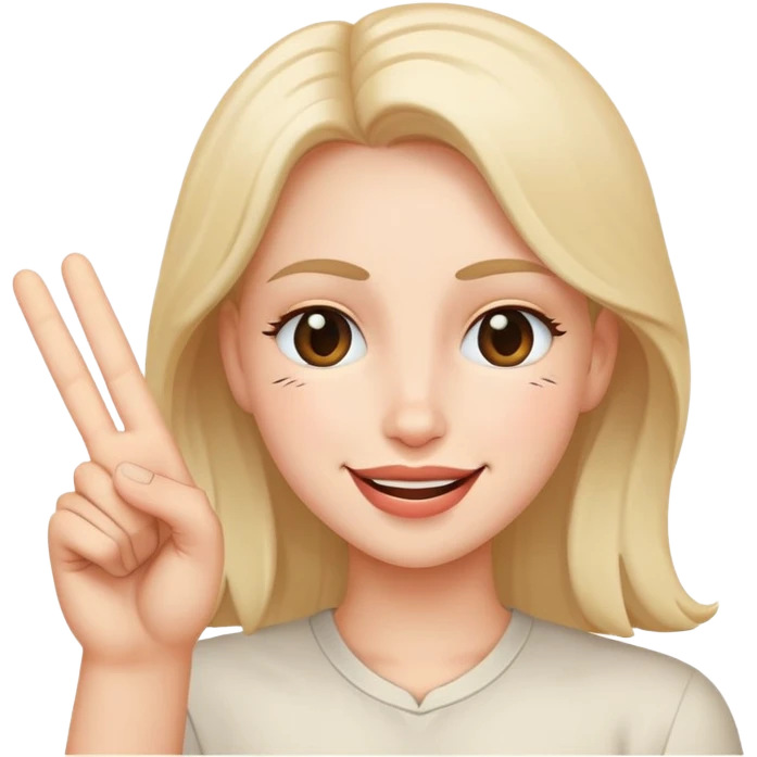 winking face holding a peace sign  emoji