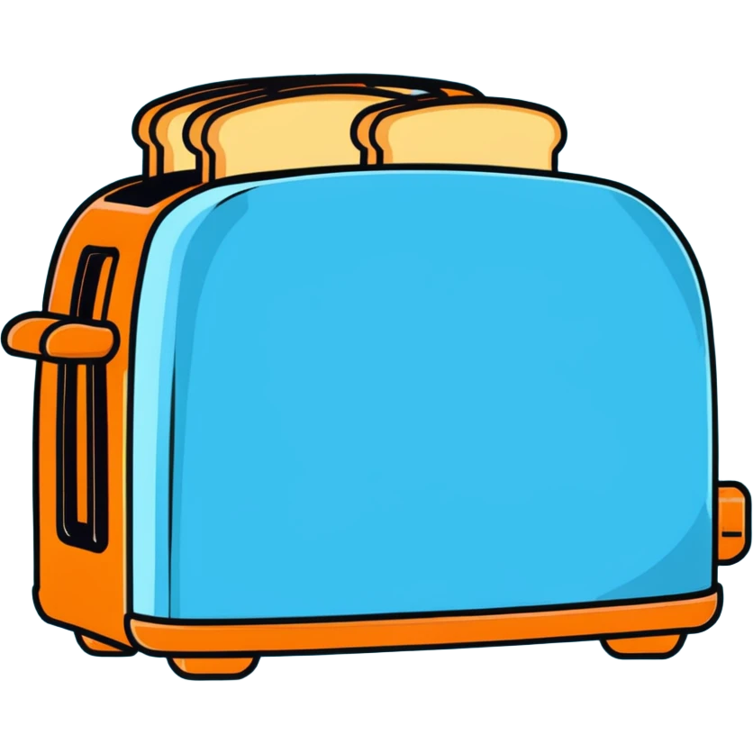 light blue toaster emoji