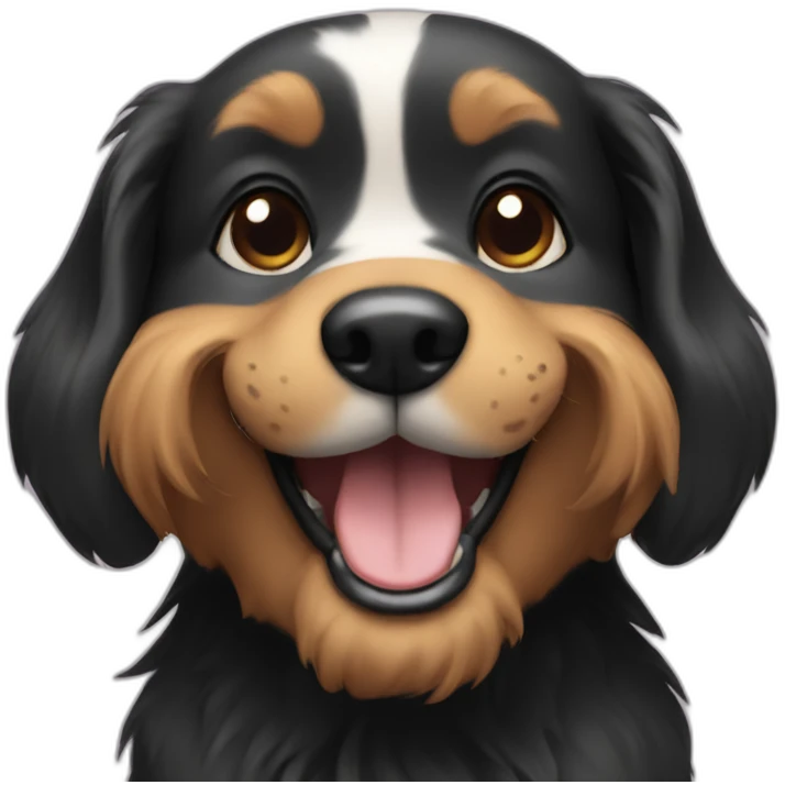 A smiling dog emoji