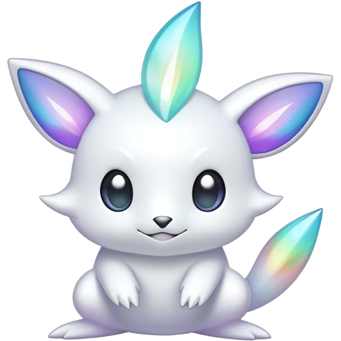  Iridescent white pale fakemon emoji
