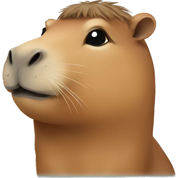 Cute capybara  emoji