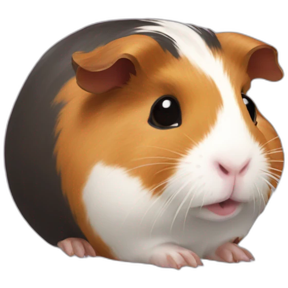 Guinea pig with chilipepper emoji
