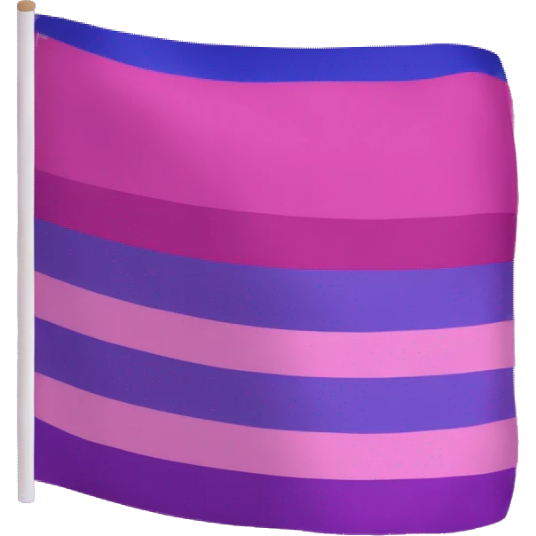 bisexual flag emoji