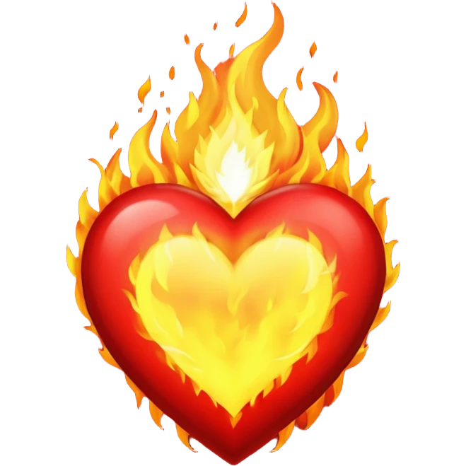 🖤+🔥 emoji