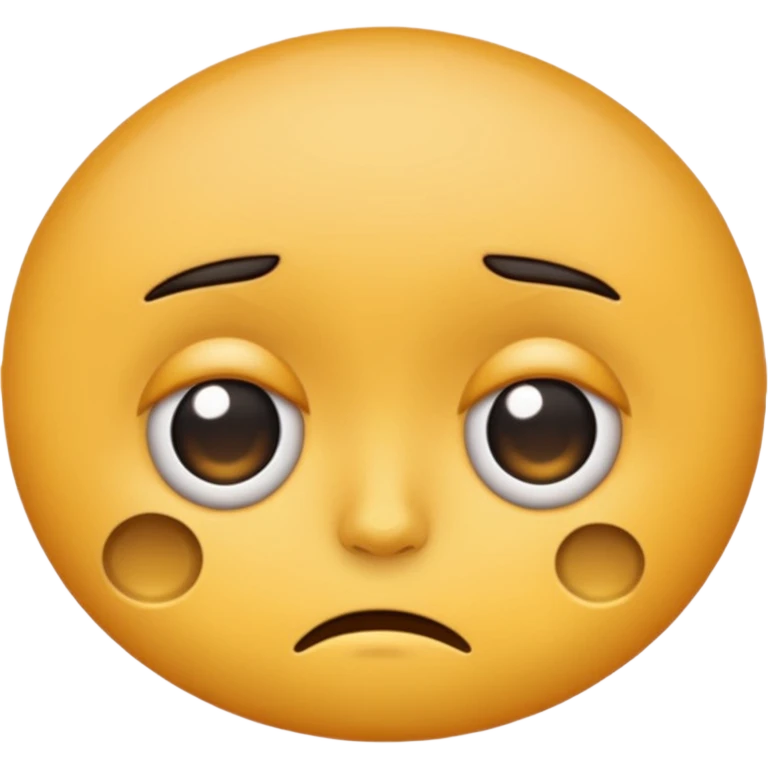 Emoji with dark circles under eyes emoji