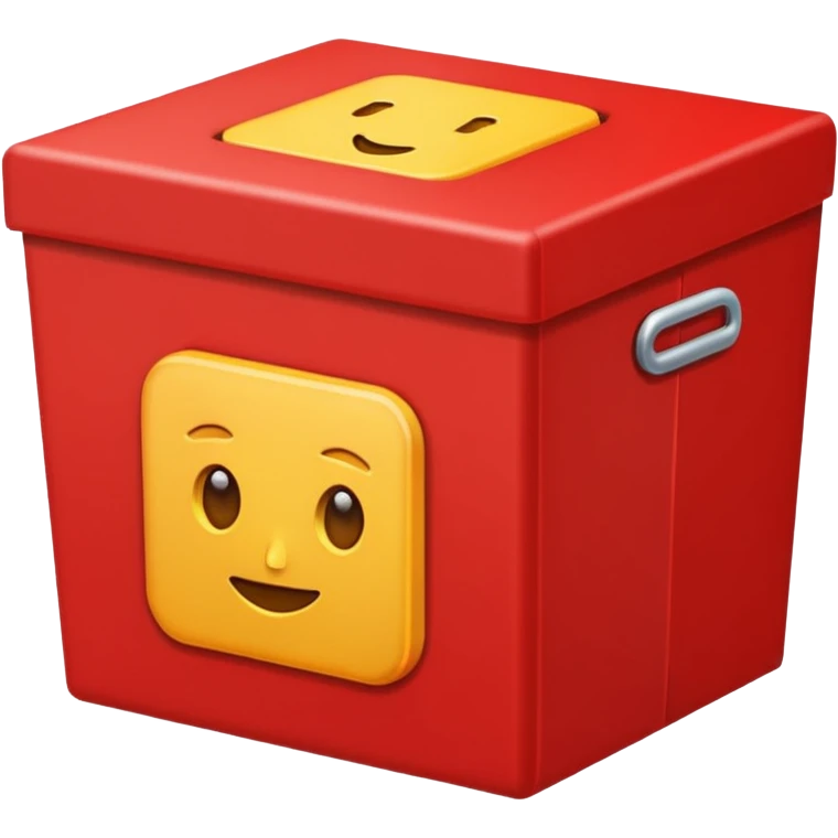 same image, buy the box's color must be red emoji