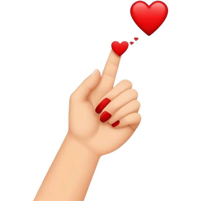 a red poster with "GO RED" text emoji