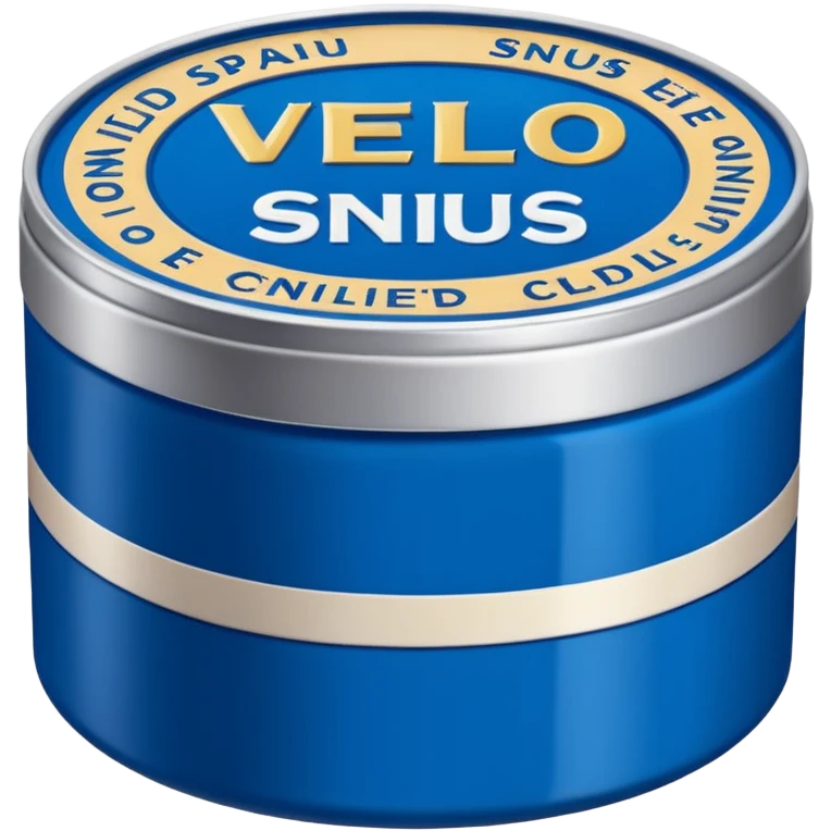 an emoji of a can of Velo snus emoji