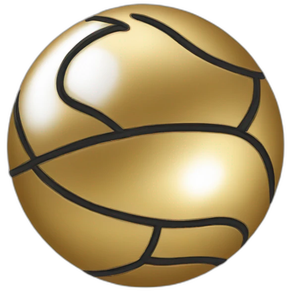 gold ball emoji