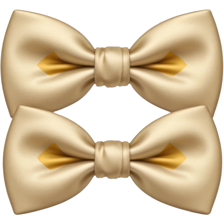 Beige bowtie emoji