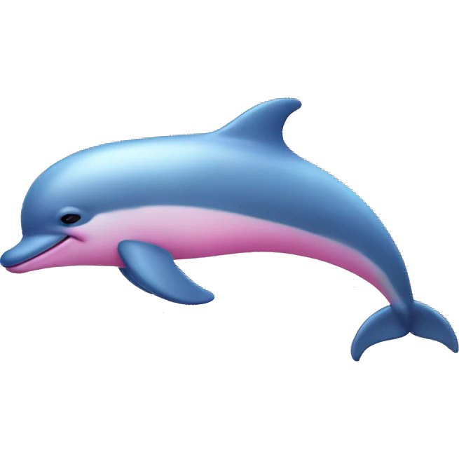 Pink dolphin emoji
