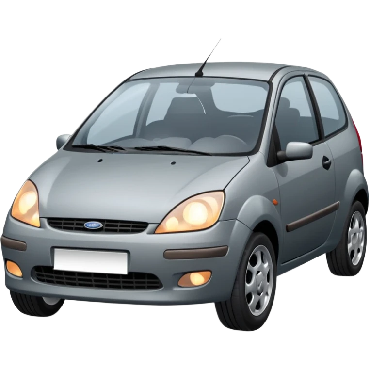 grey ford fiesta from 2003 emoji