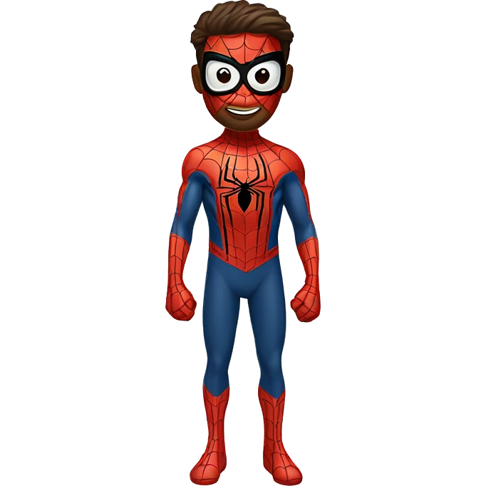 Spider-Man con traje emoji