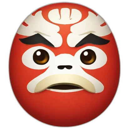 Daruma emoji