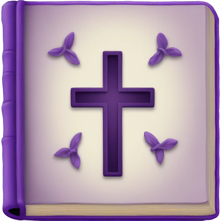 Purple bible emoji