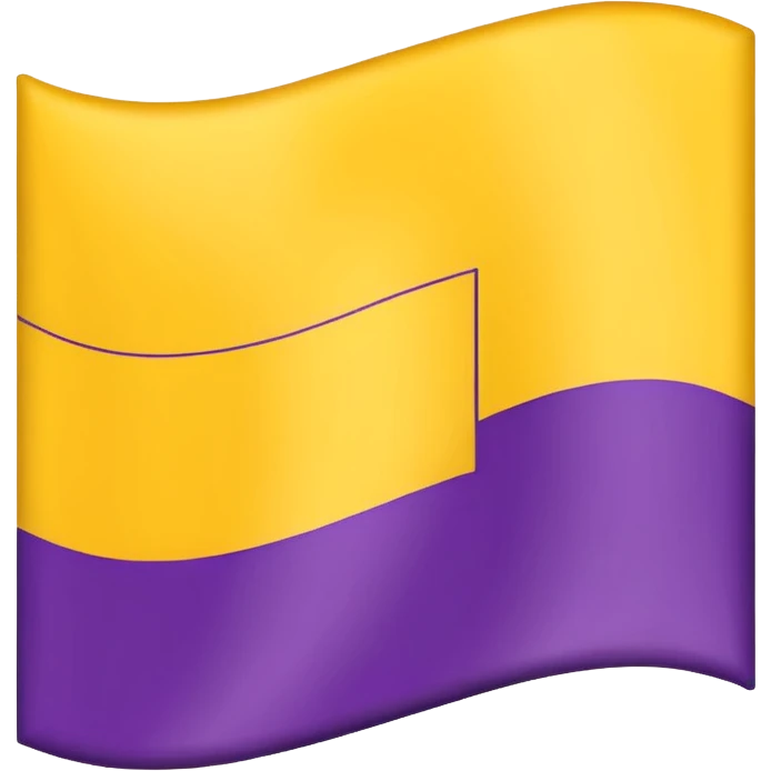 Nonbinary pride flag emoji
