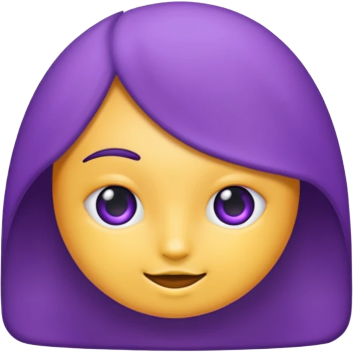 purple dhulia emoji