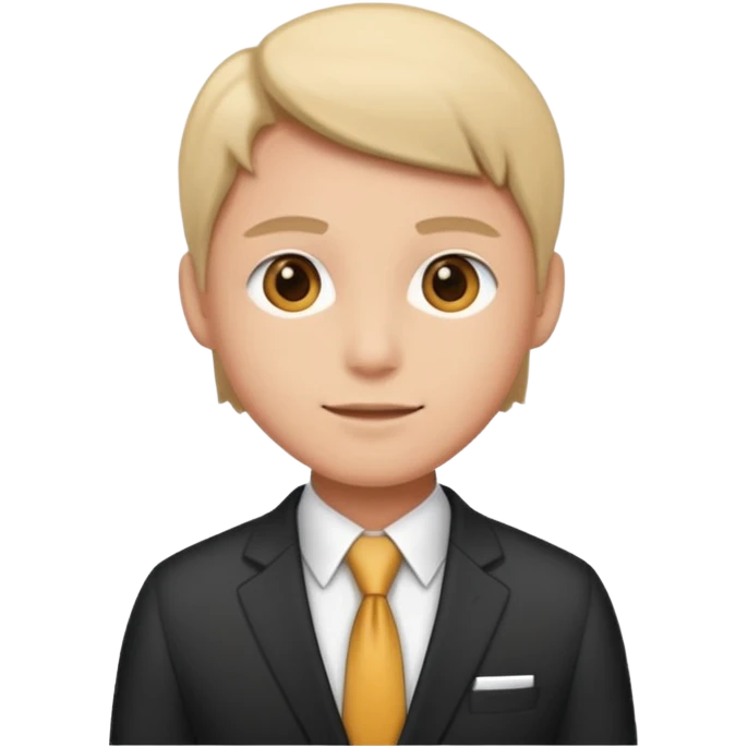 Business suit emoji