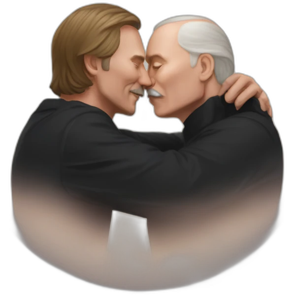 donny smooching vlad in kremlin emoji