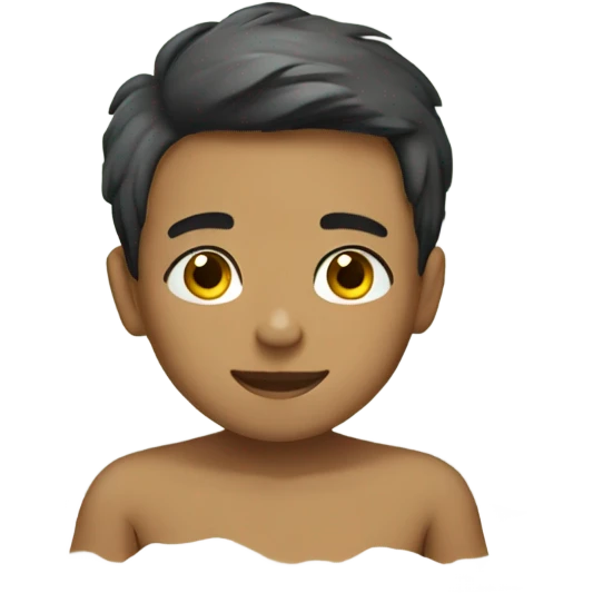 Boy in spa emoji