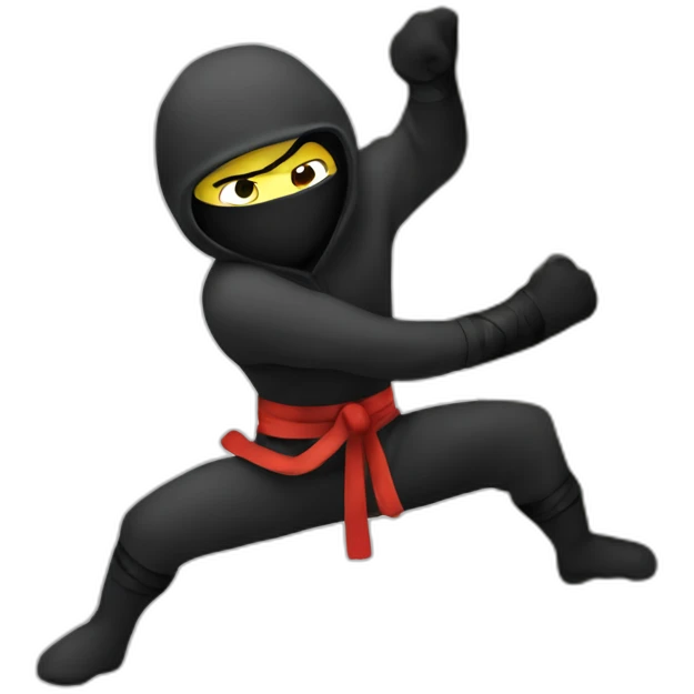 climbing ninja emoji