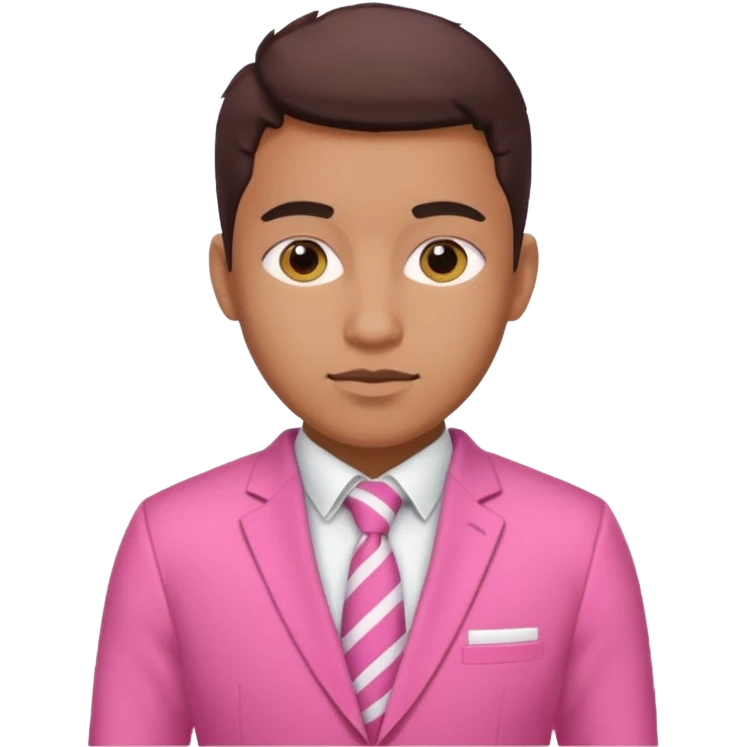 Rugby Fashion Suit pink emoji