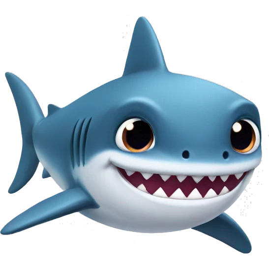 baby shark with hat emoji