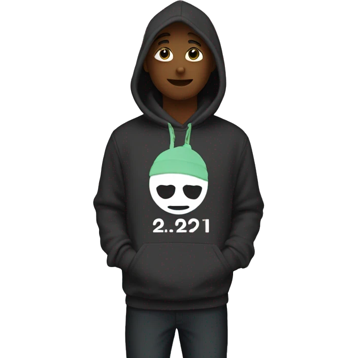 a hoodie with the text „22 soul“ emoji