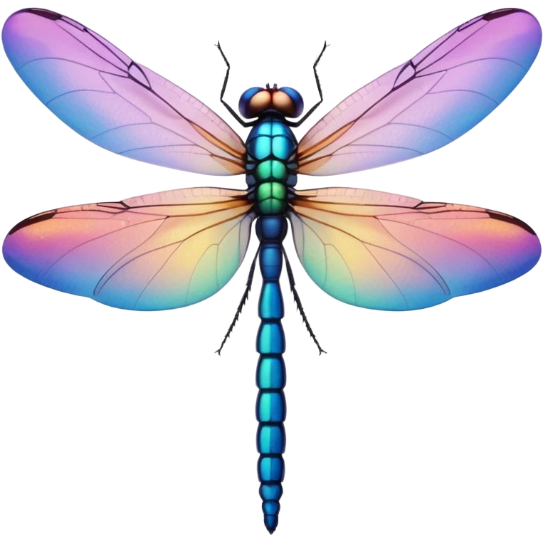 Peaceful Dragonfly color  emoji