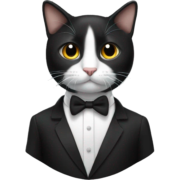 Chat tuxedo emoji