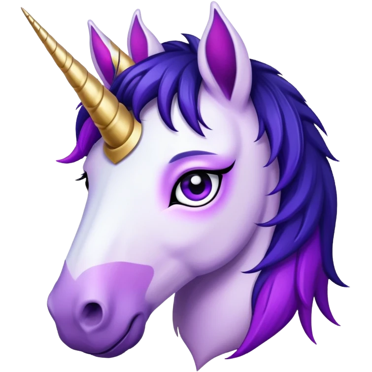 Emo unicorn  emoji