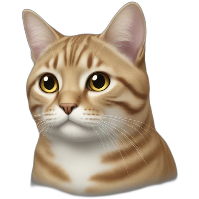 un gros chat emoji