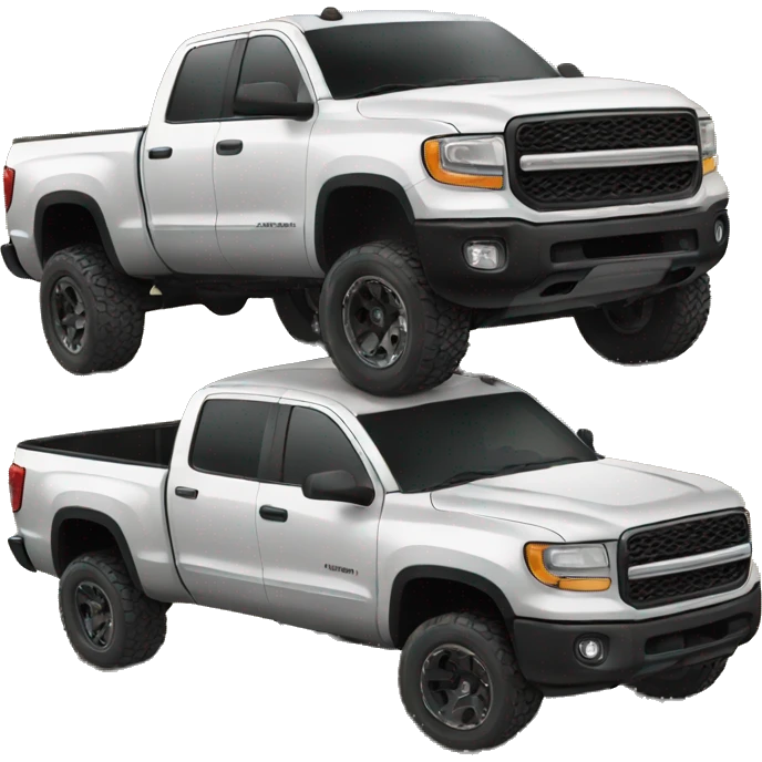 Lifted truck  emoji