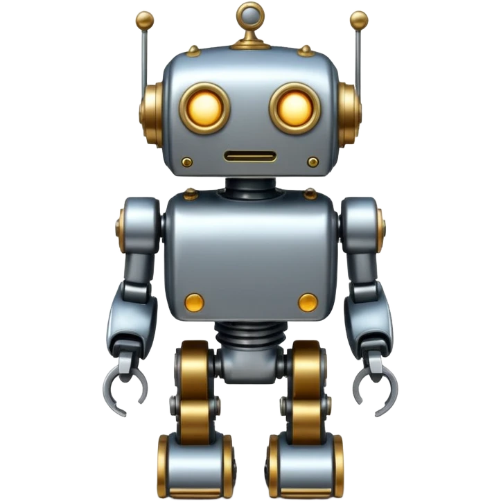 Wind-up robot emoji