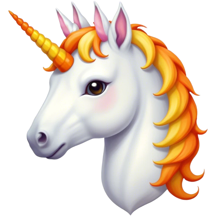 Candy corn unicorn emoji