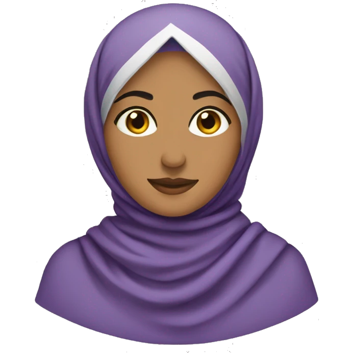 A Desi hijabi  emoji
