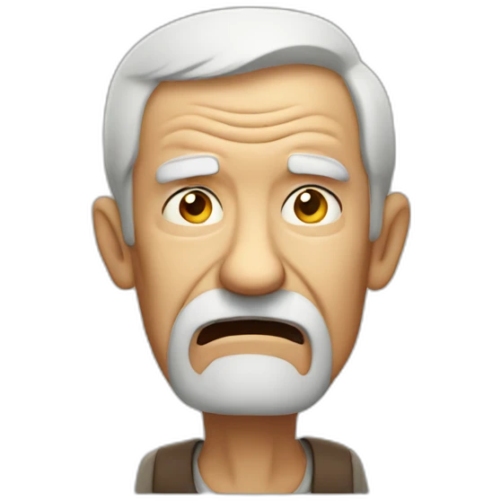 old man complaining emoji