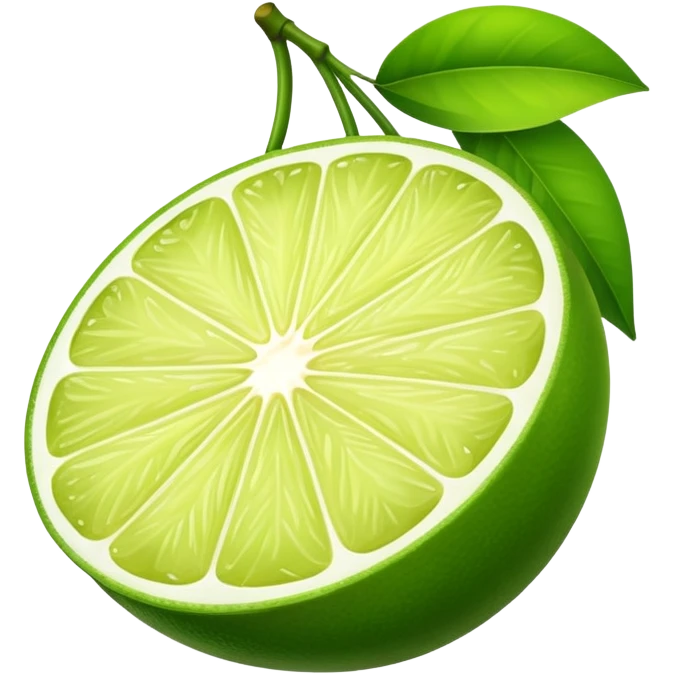 lime fruit emoji