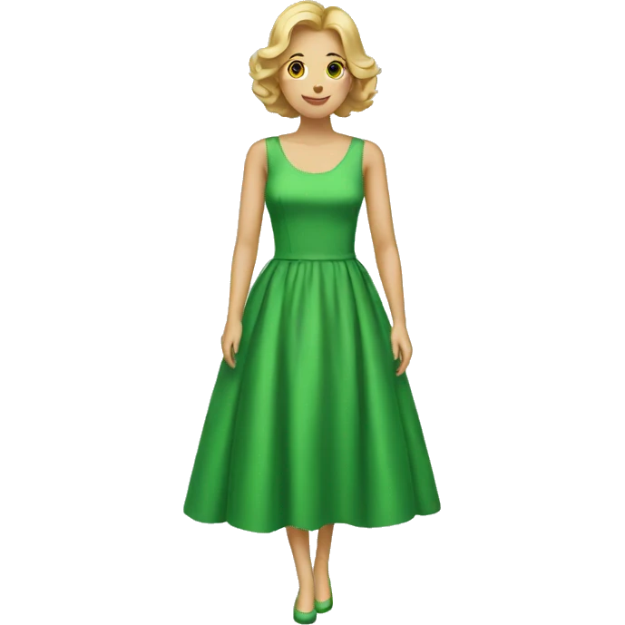 green dress emoji