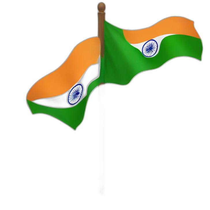Replace the flag with indian flag emoji