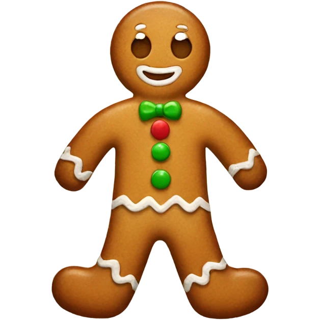 Gingerbread man  emoji