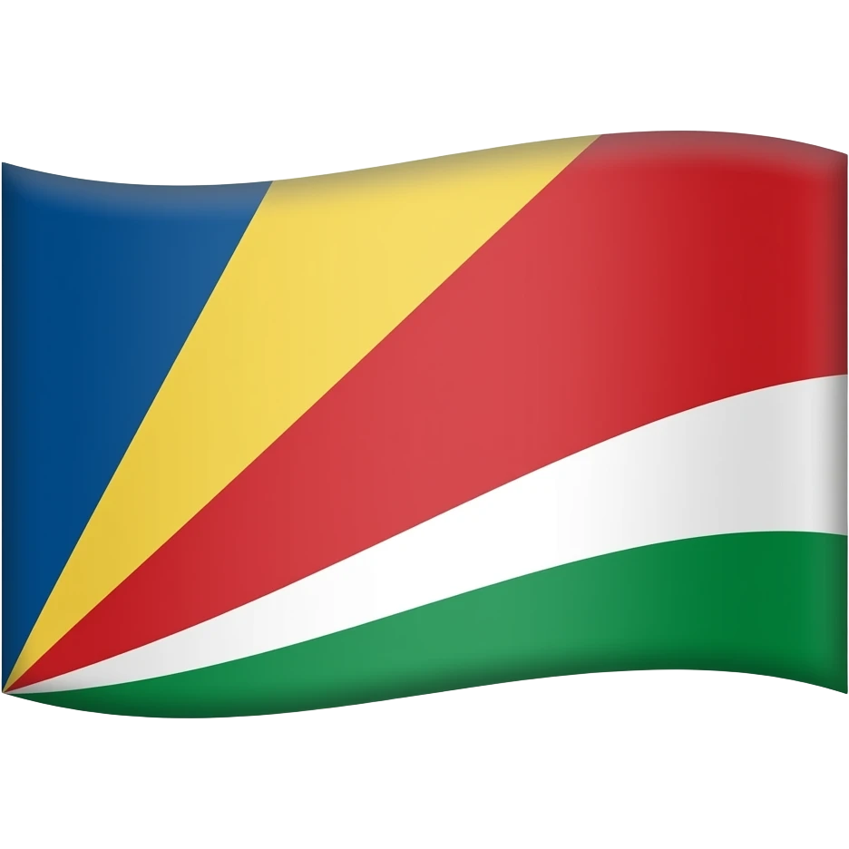flag of seychelles but it's entirely purple and brown emoji